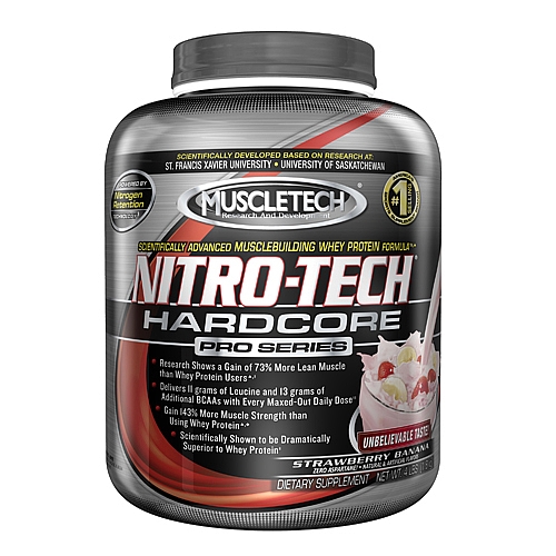 MuscleTech, Nitro Tech PRO series, 4 LB, сывороточный протеин, www.sportpitt.narod.ru