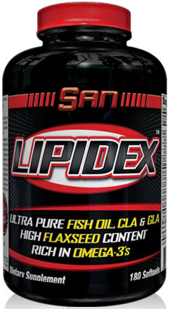 SAN, Lipidex, 180 гелевых капсул, www.sportpitt.narod.ru Спортивное питание в Тольятти