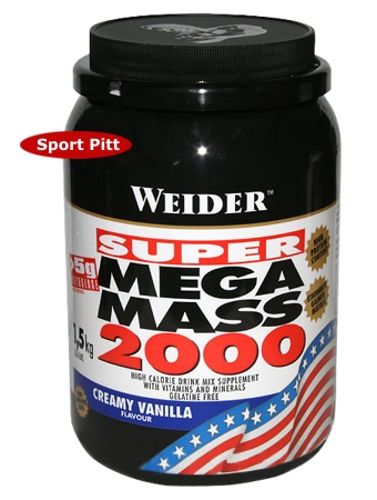 Weider, Mega Mass 2000, 1500 грамм