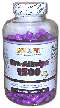 SCI FIT, Kre-Alkalyne 1500, 240 капсул