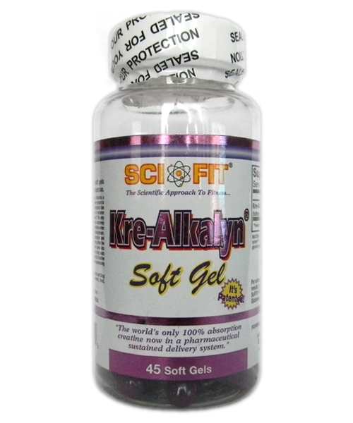 SCI FIT, Kre-Alkalyne 1500, 45 Soft Gel