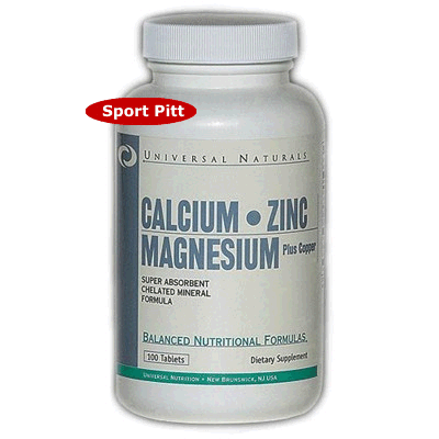 Universal Nutrition, Calcium-Zink-Magnesium, 100  таблеток